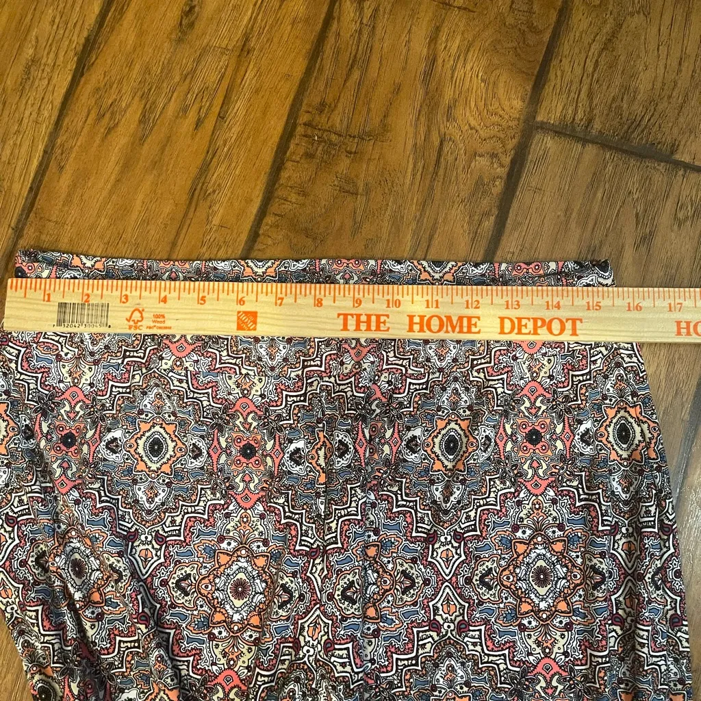 Cato Multicolor paisley Wide Leg Pants palazzo pants woman’s large - Image 9