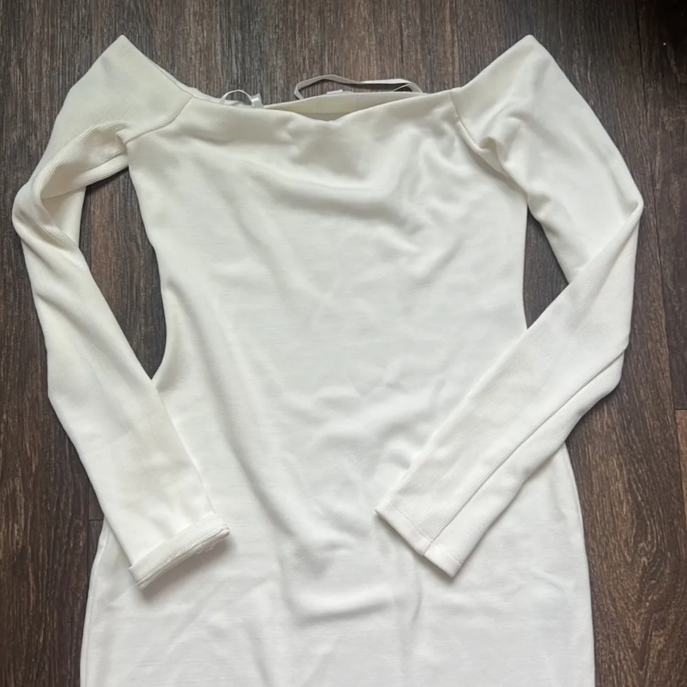 Leah Midi Dress in Off White Size XS - Image 3
