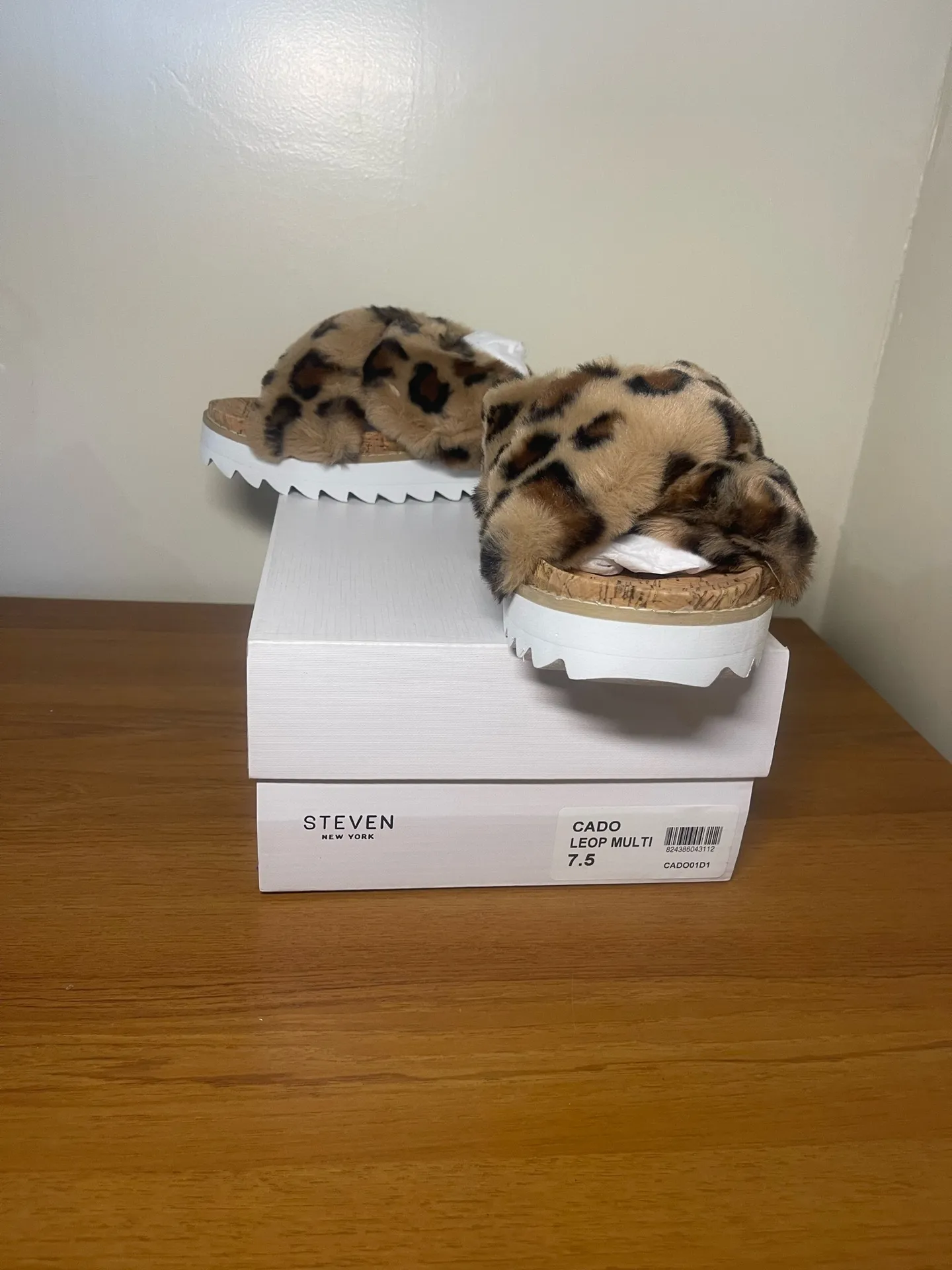 STEVE by Steve Madden Slip-On Ballet Women’s Solly Flats Leopard Print  - Image 2