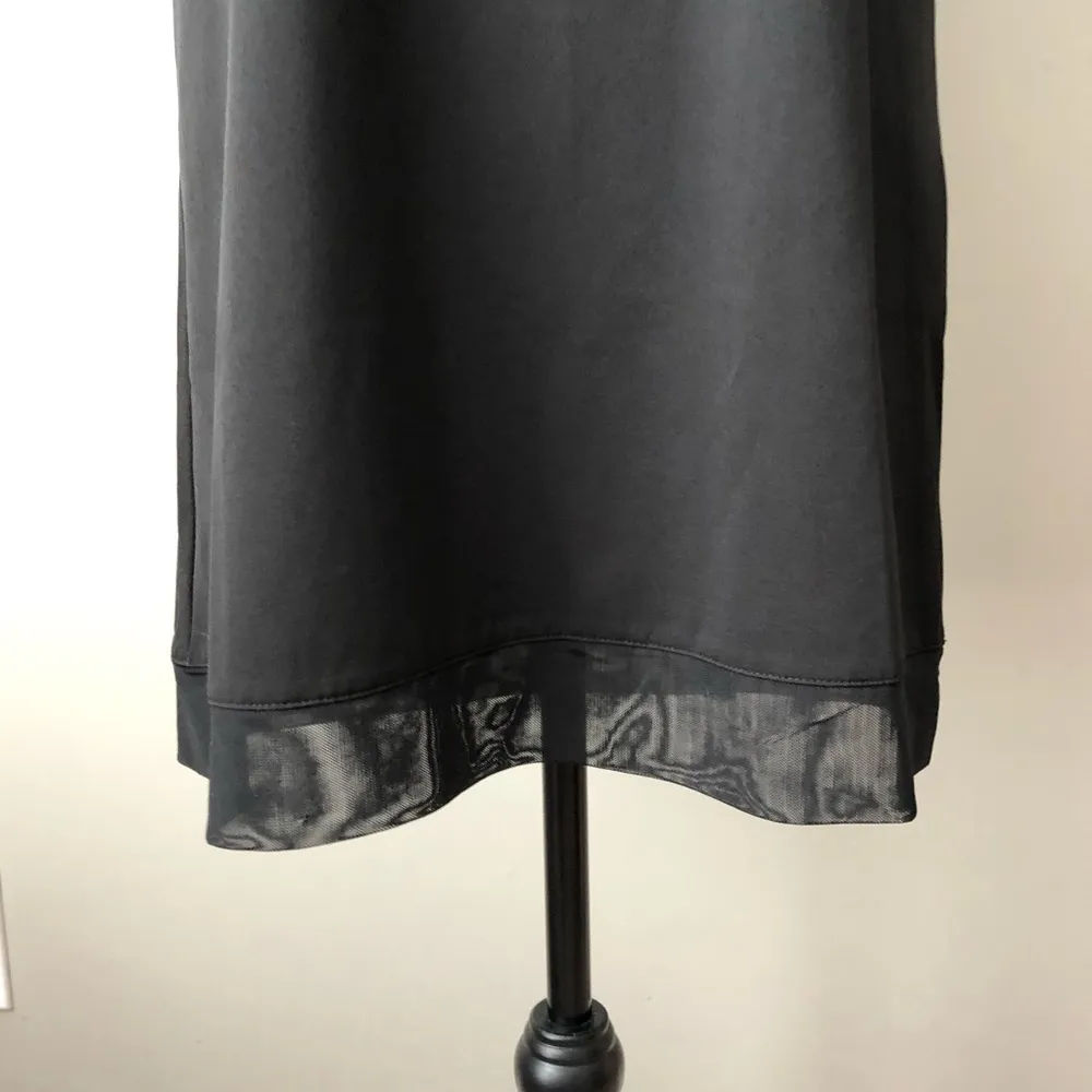 TOBI | Black Sheer Mesh Embellished Shift Dress - Image 3