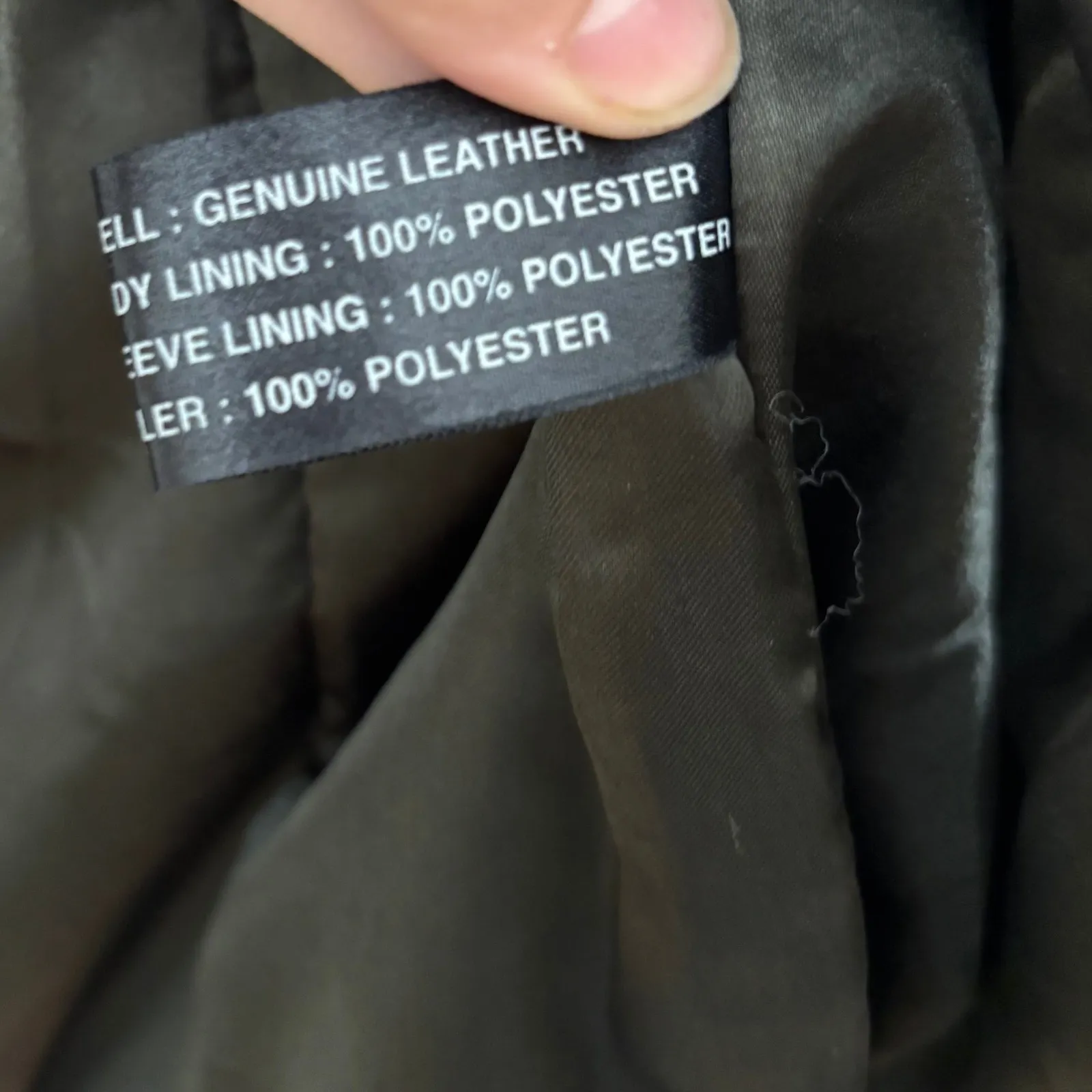 Black Leather Blazer Jacket Vintage Classic Retro Sz S NYC Black - Image 5