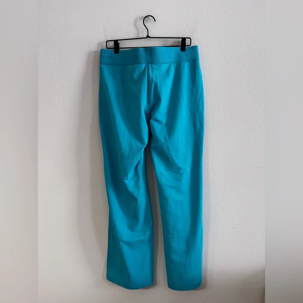 Nike Wide Leg Sweatpants L Turquoise - Image 4