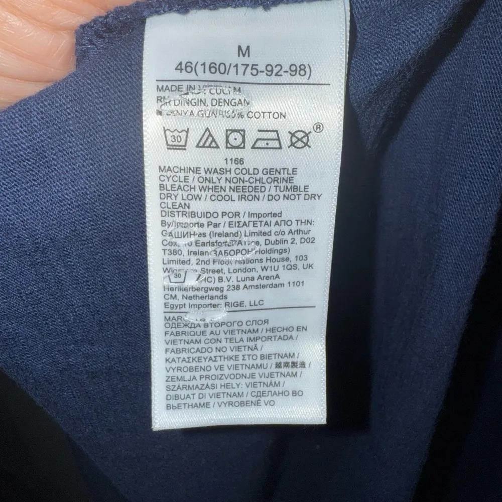 🎄Gap Navy Tie-Dye T-Shirt Dress - Image 6