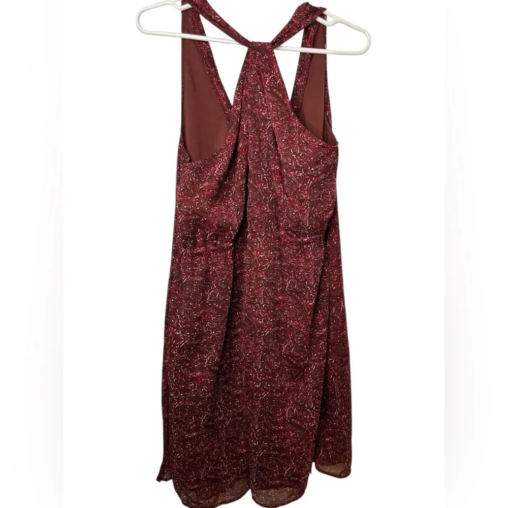 CONVERSE ONE STAR Red Paisley Racerback Midi Style Dress XL - Image 2