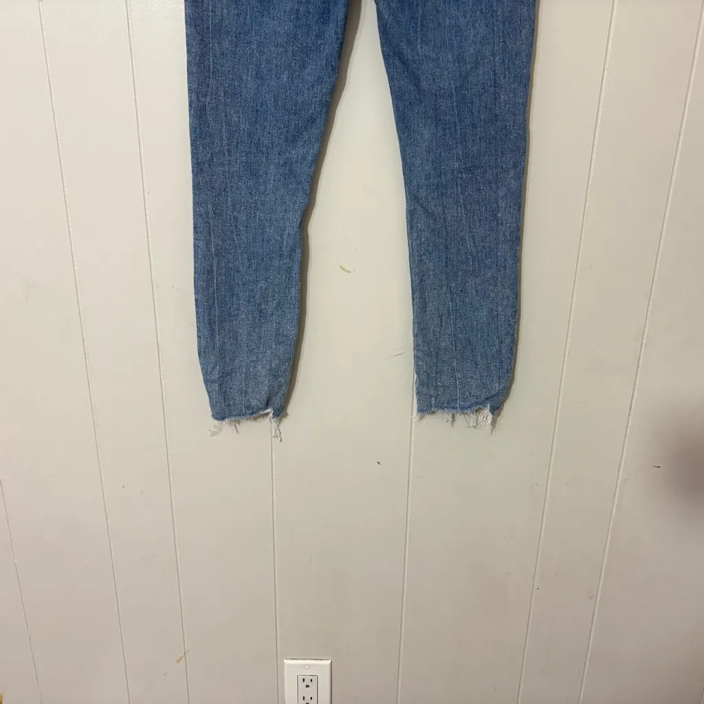 Abercrombie & Fitch Super Skinny Ankle Jeans High Rise Blue Size 0 / 25 - Image 5