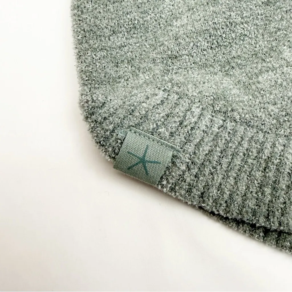 Barefoot Dreams Cozychic Ultra Lite Coastal Cowl Neck Tunic Faded Jade Green - Image 7