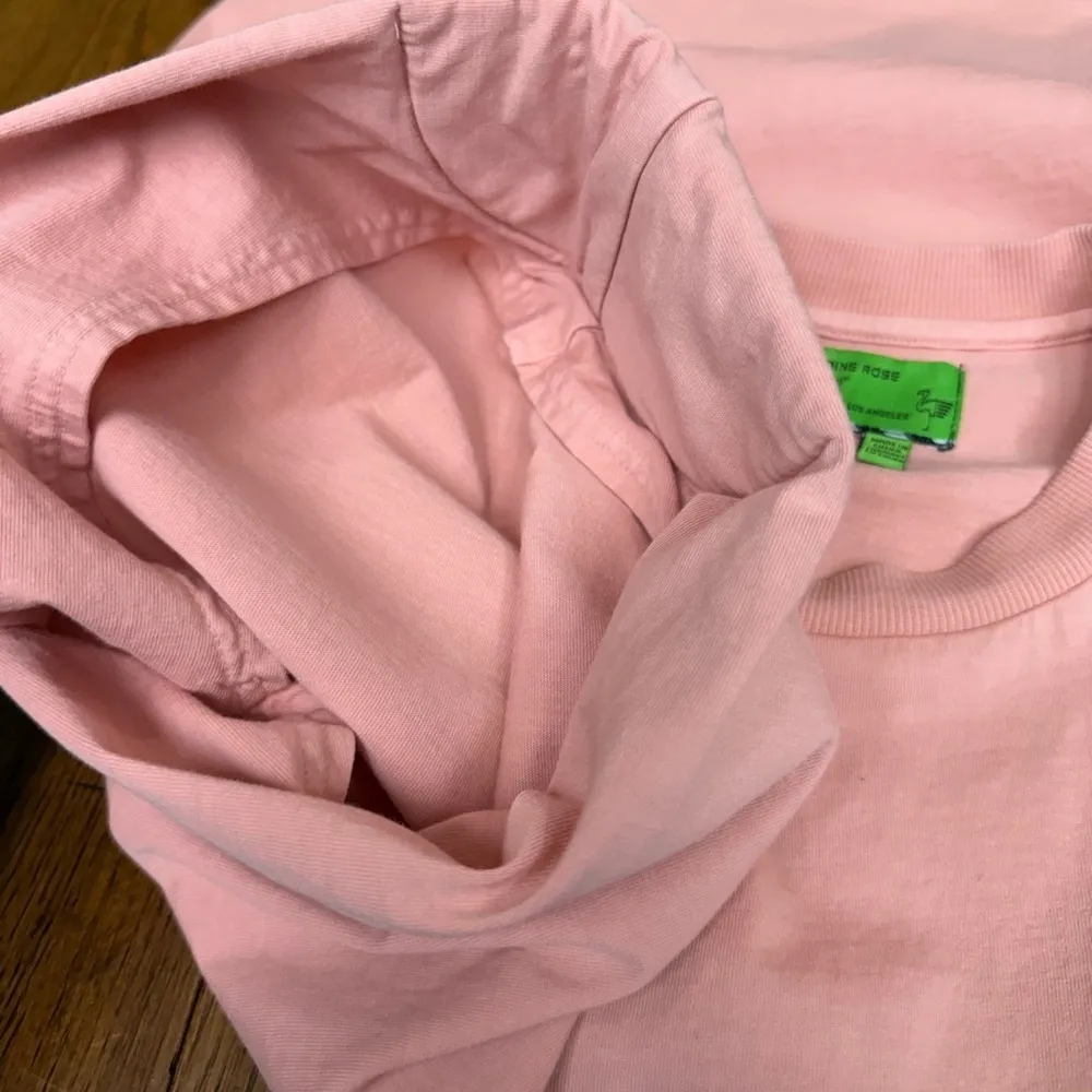 Free People x Sandrine Rose Pink Padded Shoulder Tank Top Small NWOT - Image 9