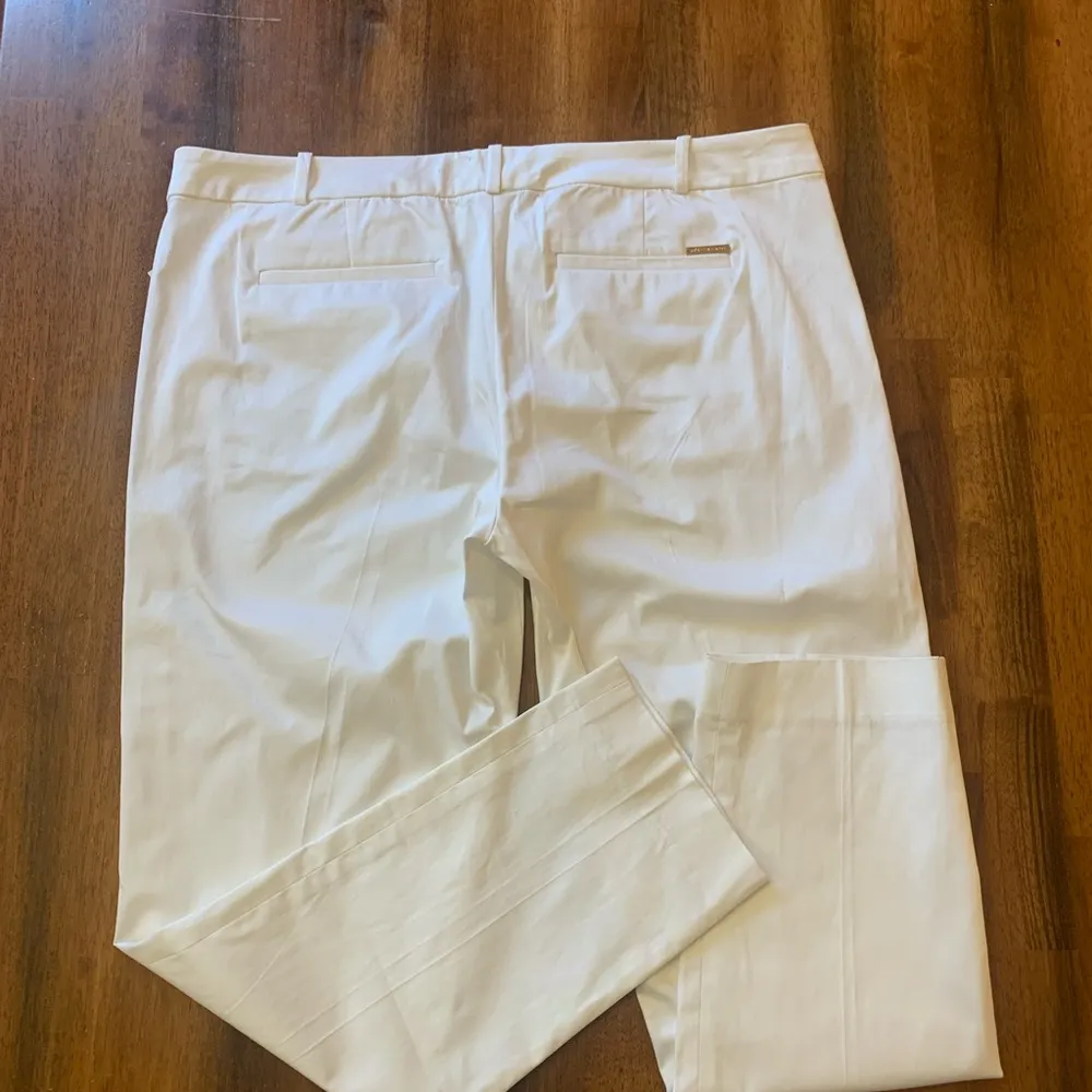 Michael Kors slacks NWT women’s 16 white pockets front & back lightweight - Image 6