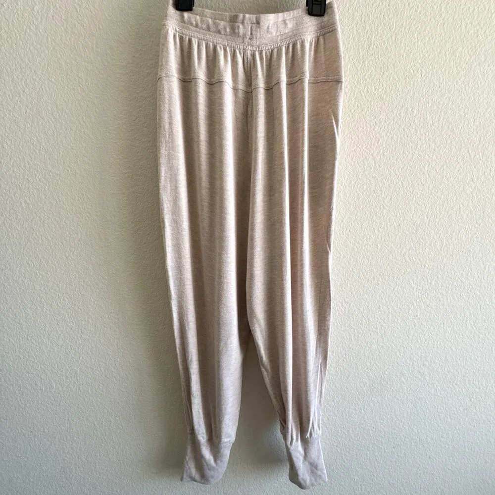 Lululemon Heathered Cashew Still Chill Jogger Pants Womens Pull On Size 2 - Image 7
