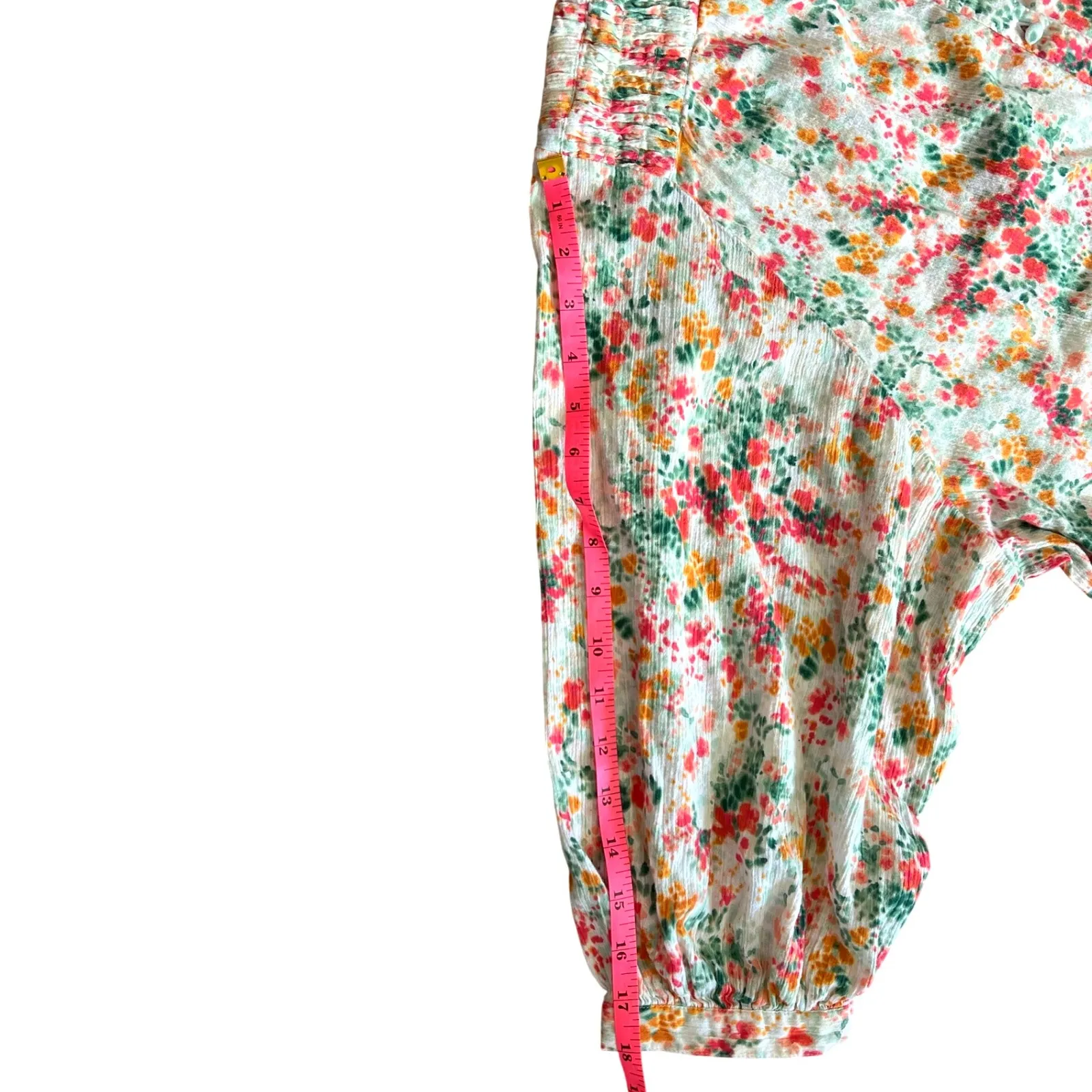 Fat Face Evelyn Fleur Meadow Blouse Ivory Multi Floral Cottagecore‎ Large EUC - Image 14