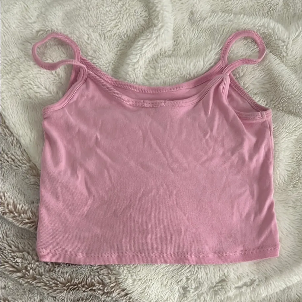 Brandy Melville Pink Tanktop - Image 3