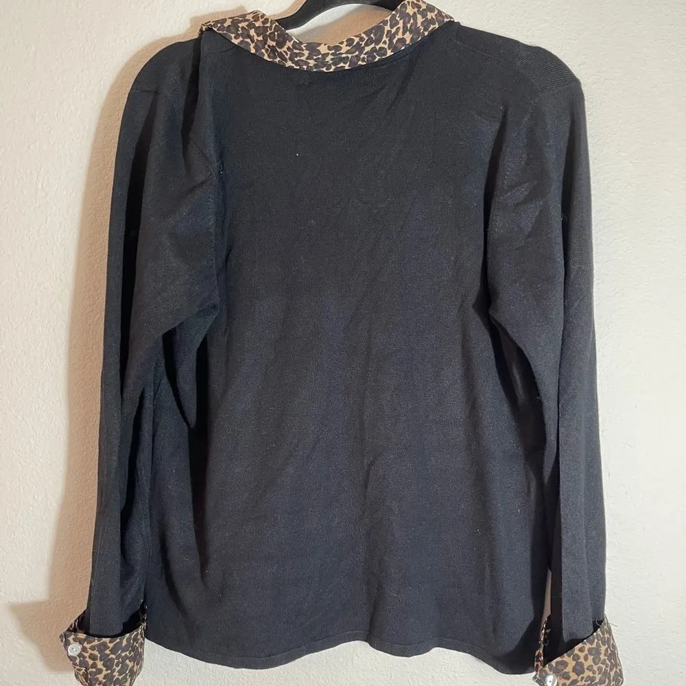 Vintage Notations Layered Effect Sweater‎ - Image 3