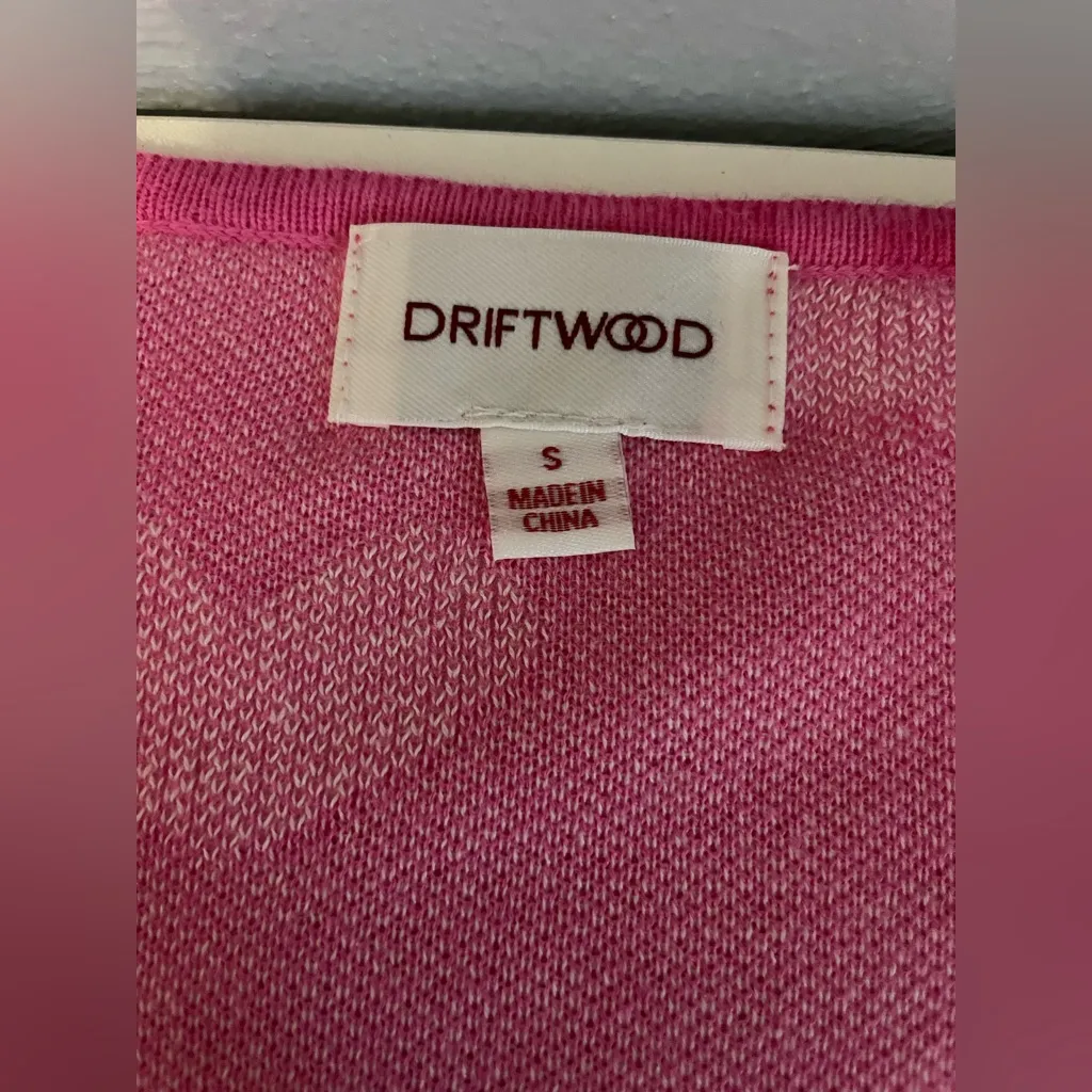 Driftwood Pink Heart Cardigan – Cozy Valentine's Day Open Front Knit Sweater - Image 8