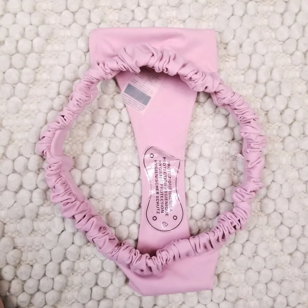 Port De Bras Bonaire Scrunchie Bikini Bottom Pink Sz Medium - Image 5