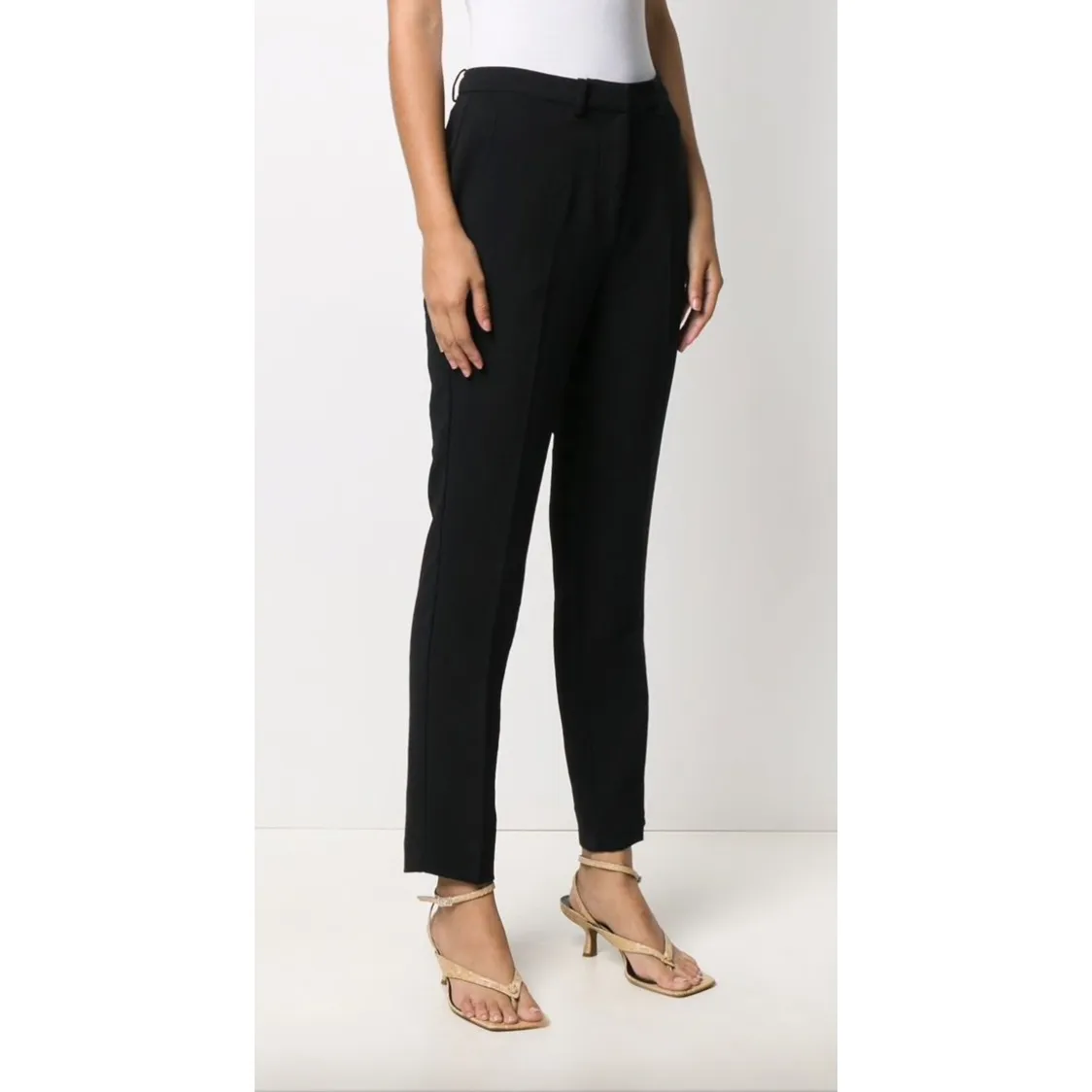 Ba&sh Pantalon Dodi Black Carbone Pants Trousers Women Size Small - Image 2