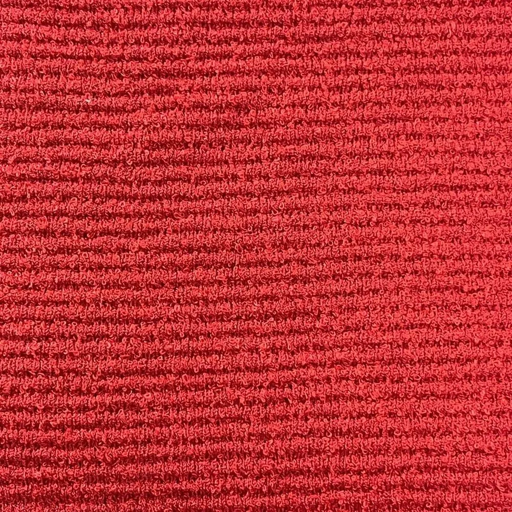 RDI Womens Sweater Red Size Large Christmas Holiday Mocked Ribbed Textured Party - Image 6