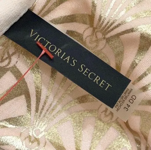 Victoria's Secret VS Bombshell Blush Gold Foil Bikini Swimsuits  - Image 15