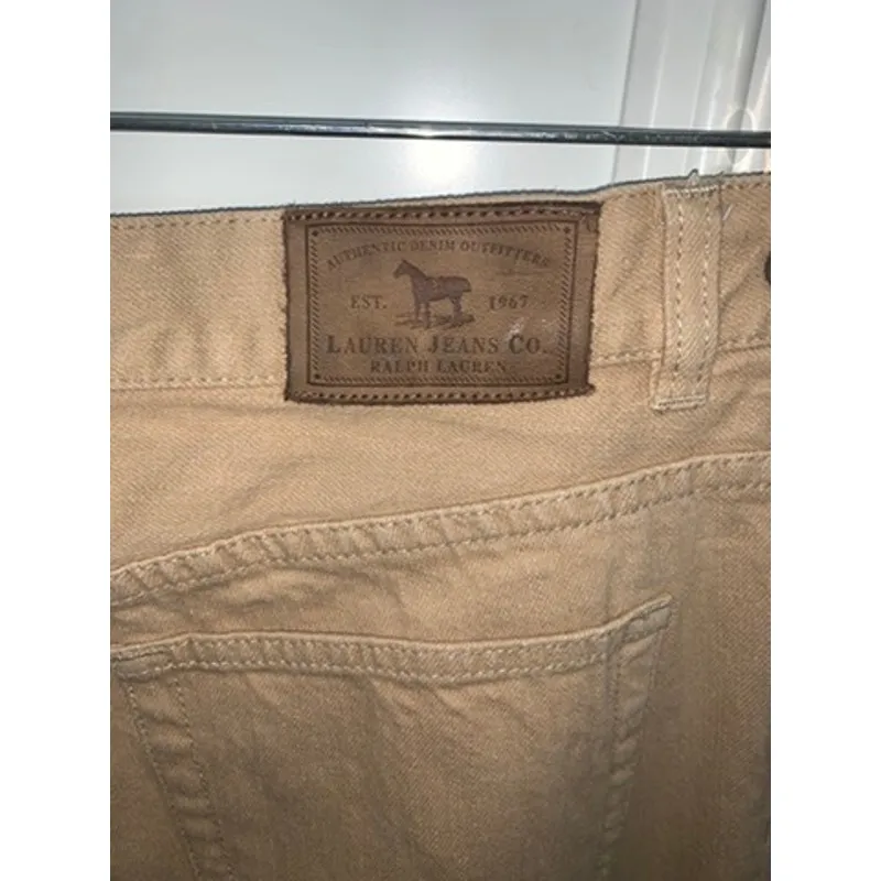 Lauren Ralph Lauren Women's Beige Floral Bootcut Jeans Size‎ 10 - Image 5