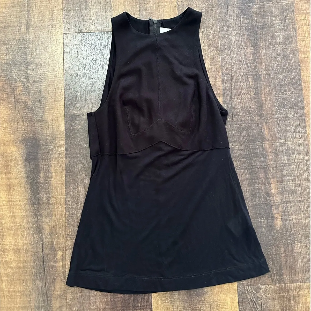 NWT Dion Lee Black Bonded Sculpted Tank Top Size 2 - Image 12