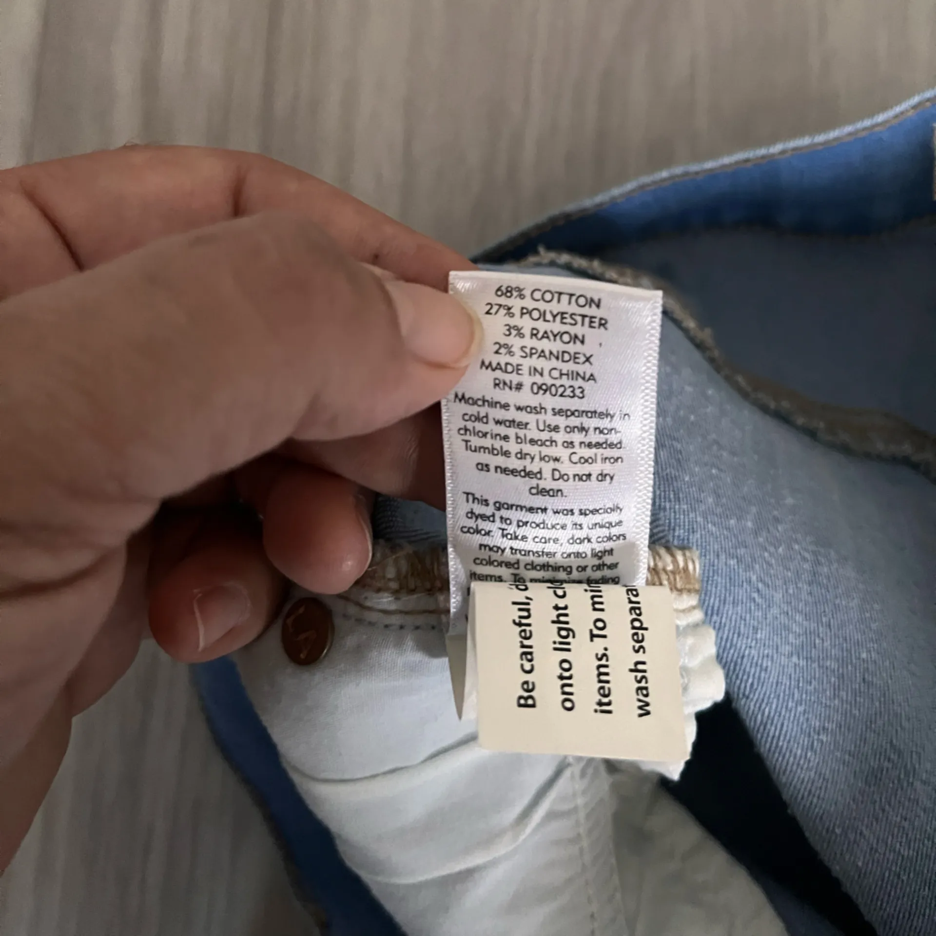 PacSun Women's Light‎ Blue Skinny Jeans - Image 5