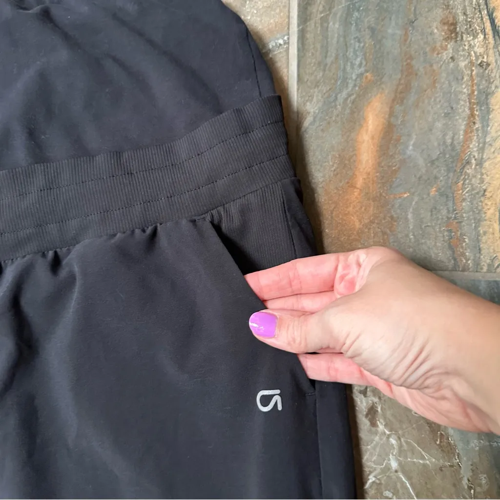 Old Navy Maternity Rib Mix Jogger Pants Women’s Size XXL Maternity Black - Image 2