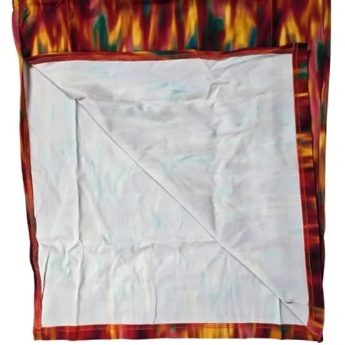 WeWoreWhat Cut Out‎ Midi Skirt in Fire Tie Dye Spicy Orange L NWT - Image 3