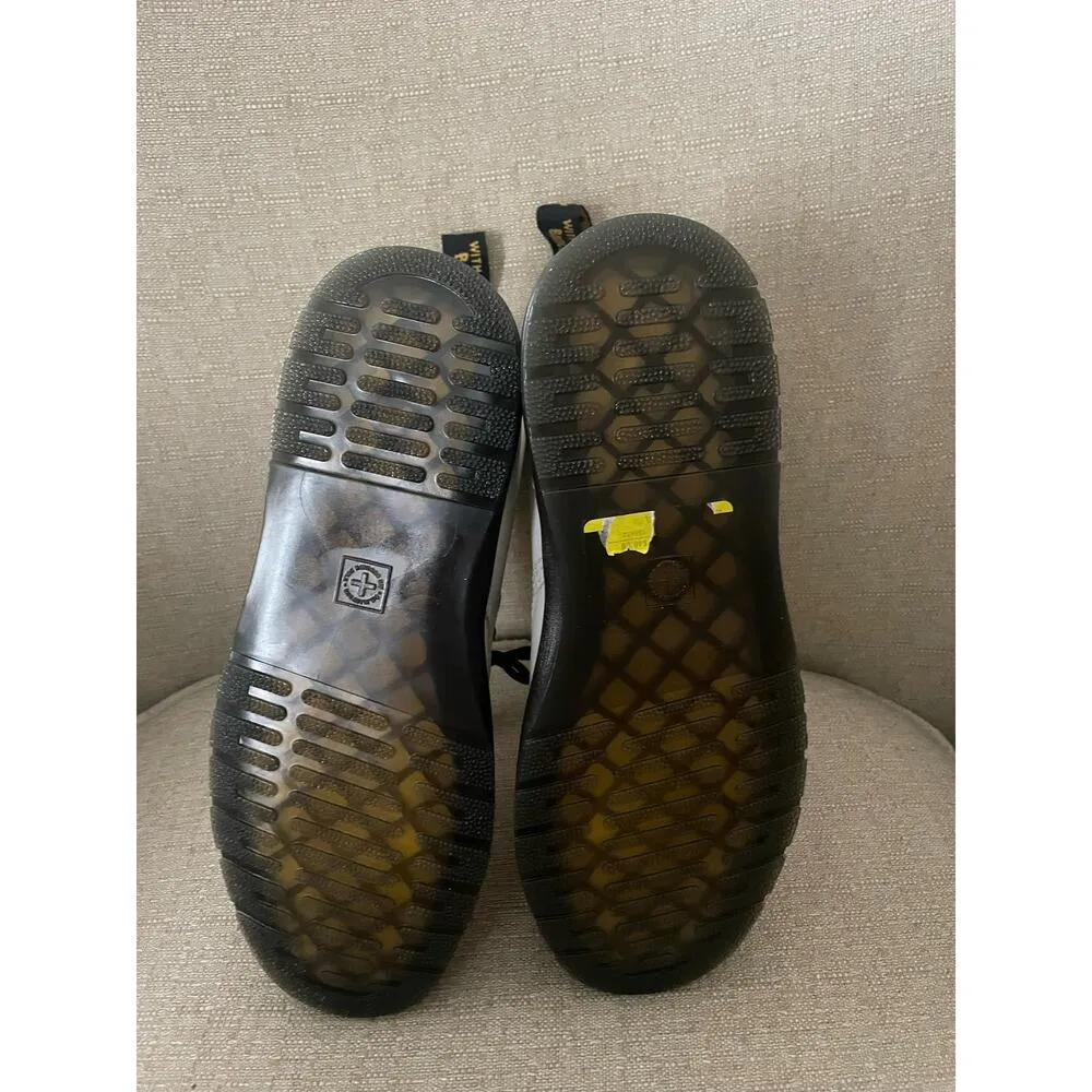 Doc Martens ZAVALA Combat Boot, white , S53, Sz 9 - Image 7