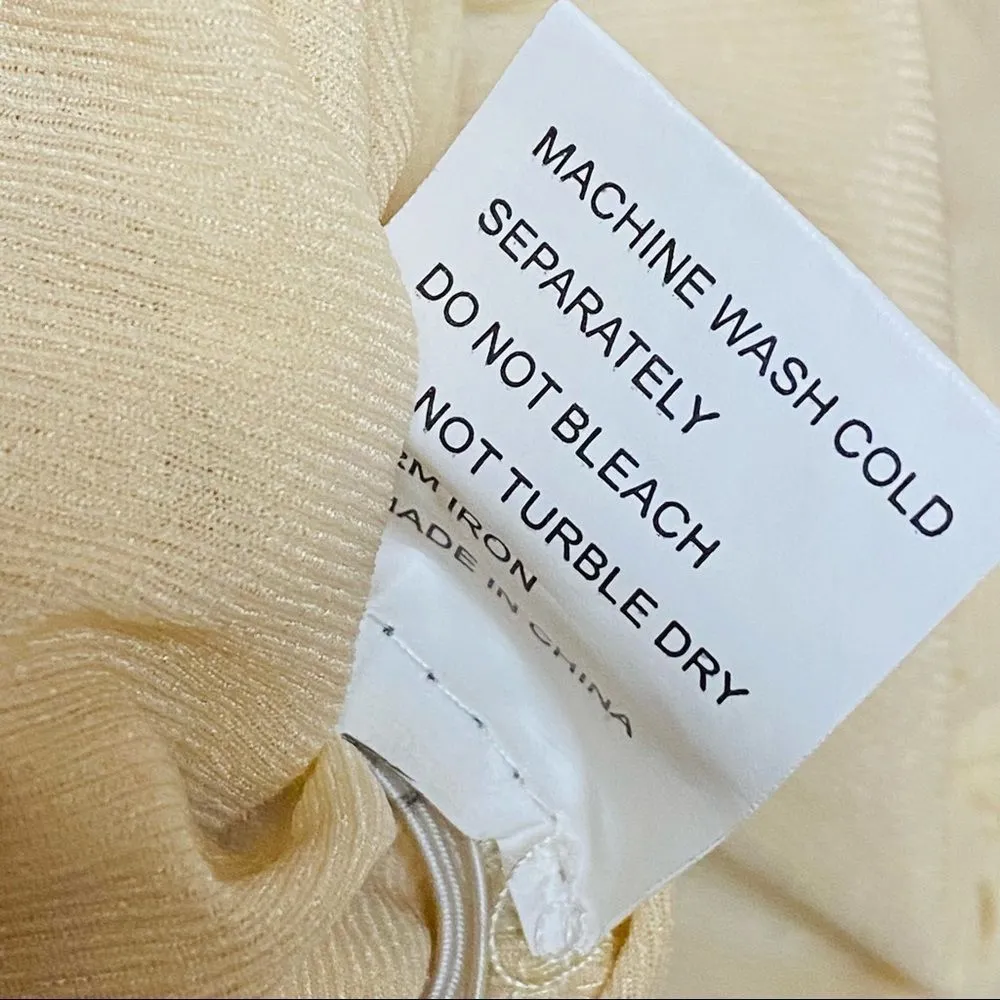 Vintage? Large Mesh corset long sleeve Ruched - Image 9