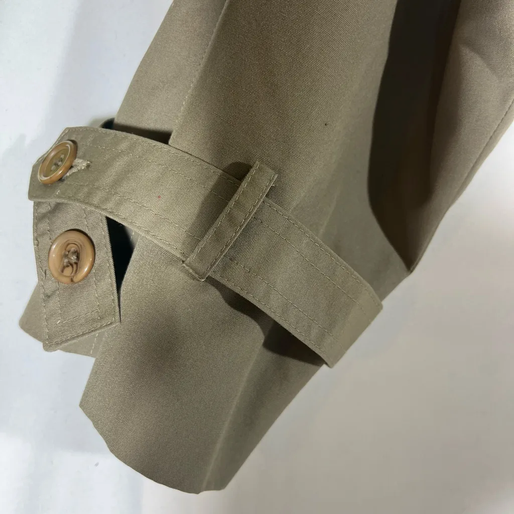 J Gallery Double Breasted Classic Women’s Trench Coat W/Lining Sz 9/10 Tan NEW - Image 6