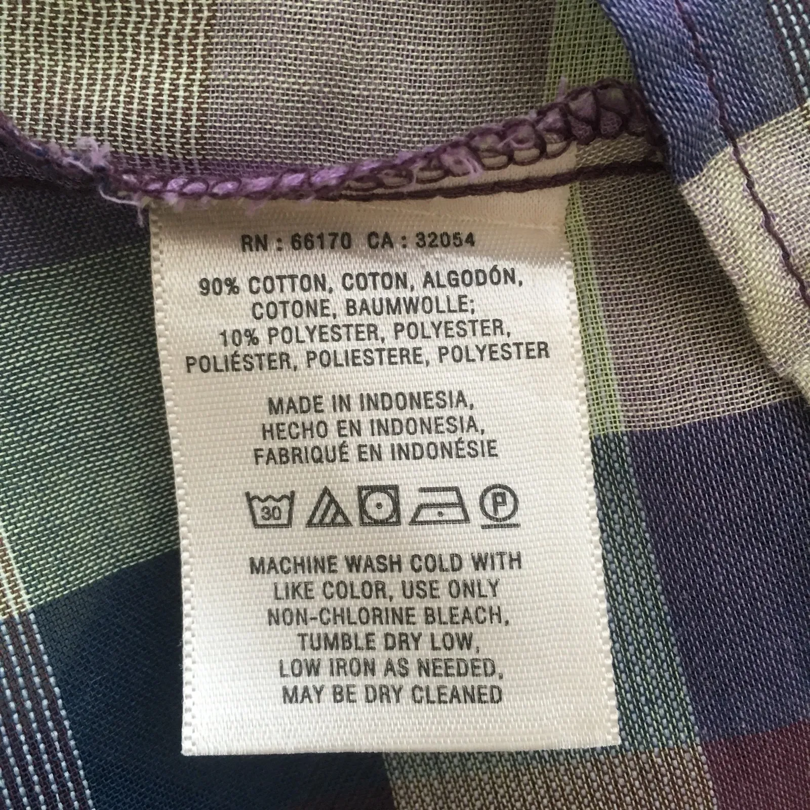 #26 Women's Sheer Tank Style Checkered Blouse by Holding Horses, Sz: XXS - Image 6