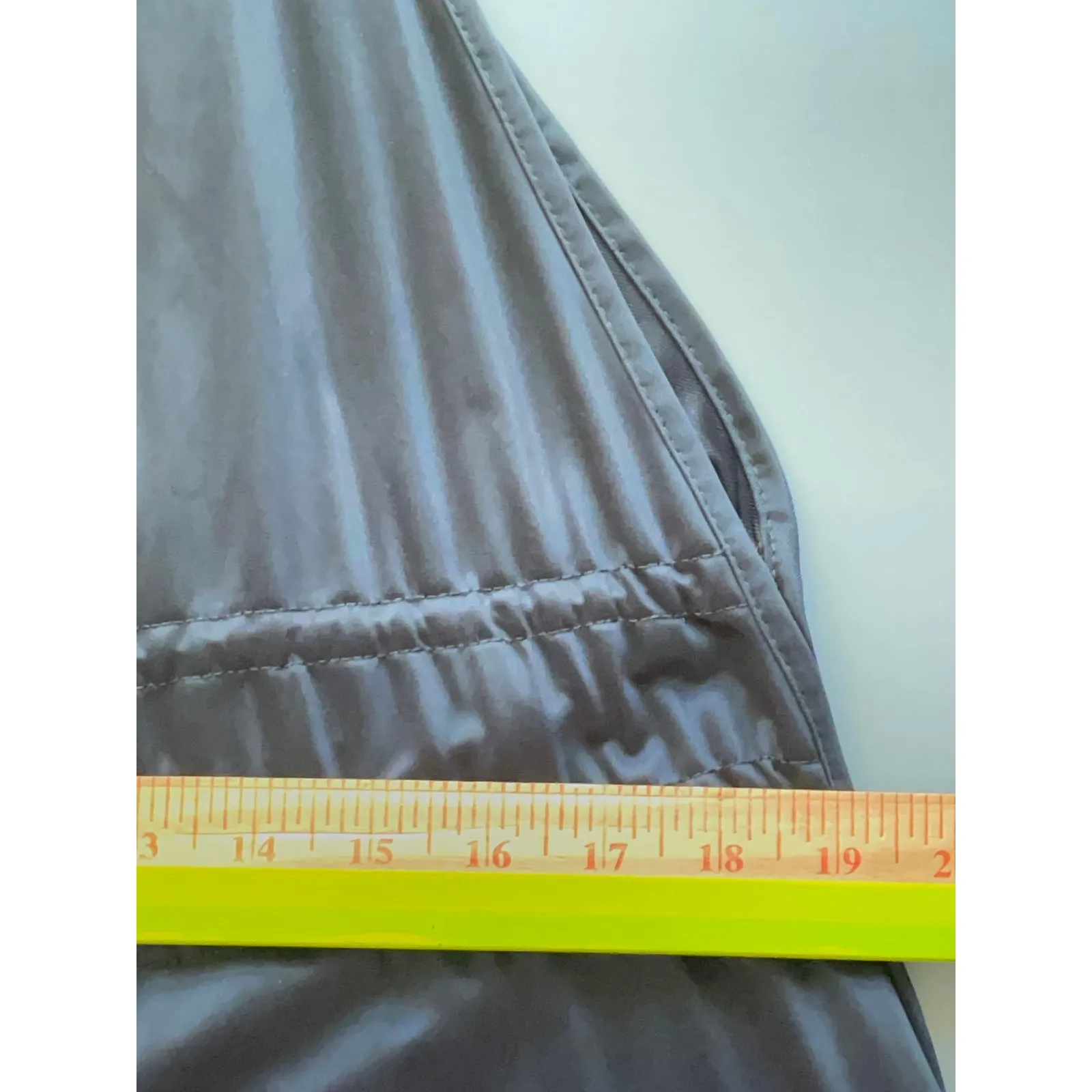 Sears Vintage Black V Neck Open Side Cinch Waist Night Gown SIZE 38/40 Large - Image 8