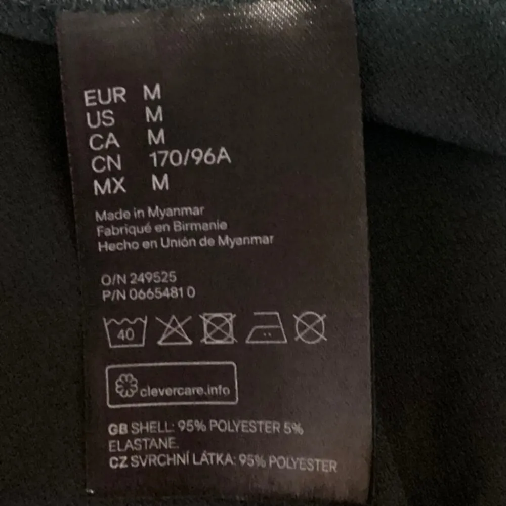 H&M Blue Soft Flowy Tie Waist Cocktail Long Sleeve V Neck Midi Wrap Dress Size M - Image 4