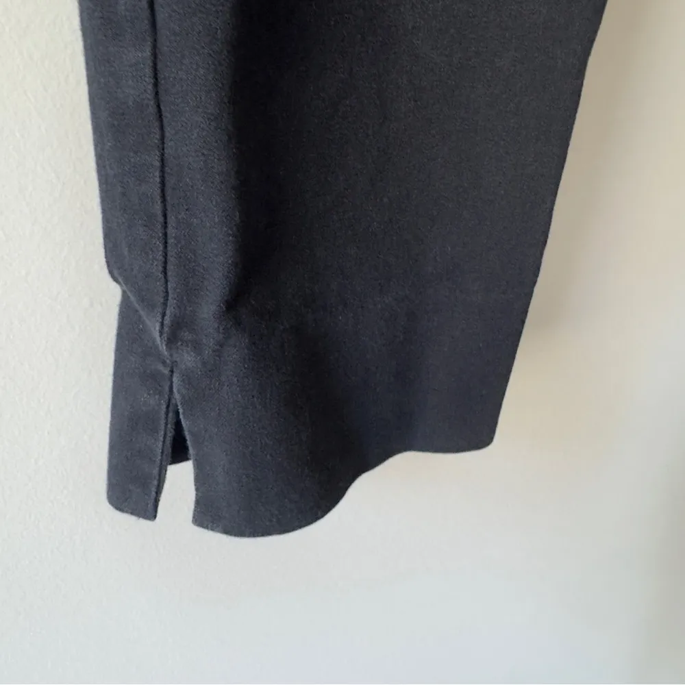 Lilly Pulitzer Cotton Blend Stretch Solid Black Ankle Cropped Tailored Pants EUC - Image 5