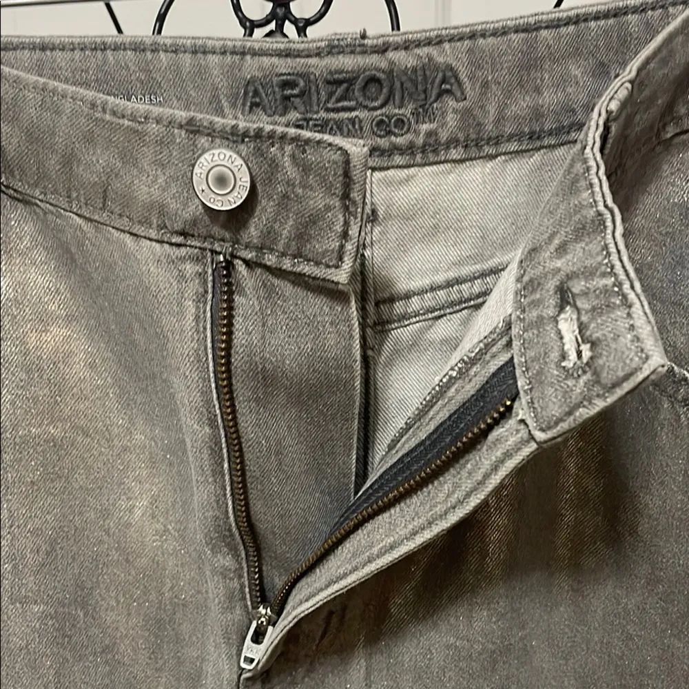 🥈🥈🥈BOGOHO 🥈🥈🥈Silver Metallic Mini Skirt for Casual Night Out-size 10 - Image 8