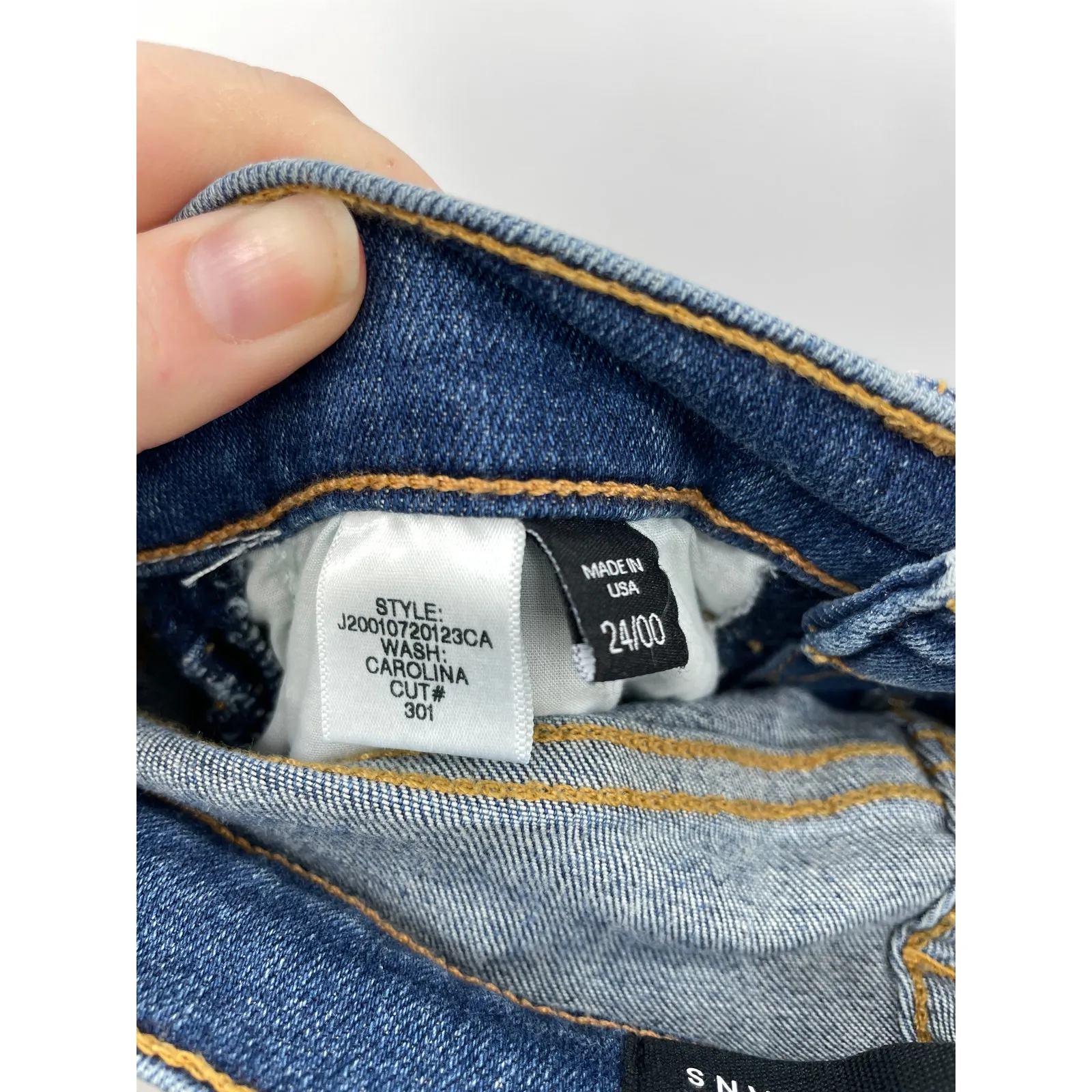 Veronica Beard Jeans Womens 24 Carolyn Tuxedo Stripe Baby Boot Blue NWT - Image 10