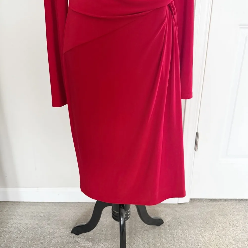 Ralph Lauren  Knot Wrap Dress size 12 - Image 4