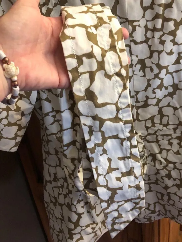 NWT J. Crew Collection Giraffe Safari Jacket brown & cream size 8 - Image 8