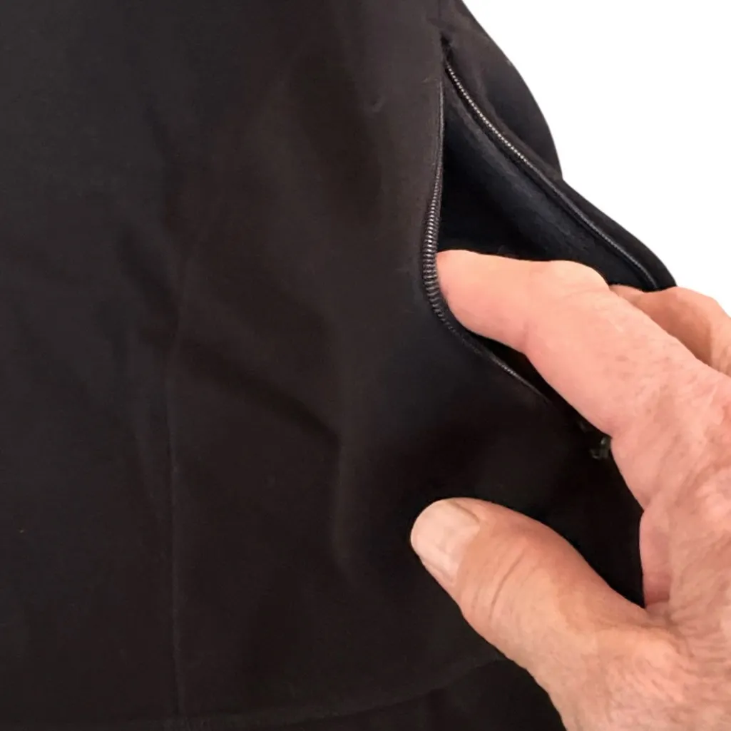 EUC Athleta Cozy Karma Asymmetrical Pullover Black Size Large Retail $108.00 - Image 11