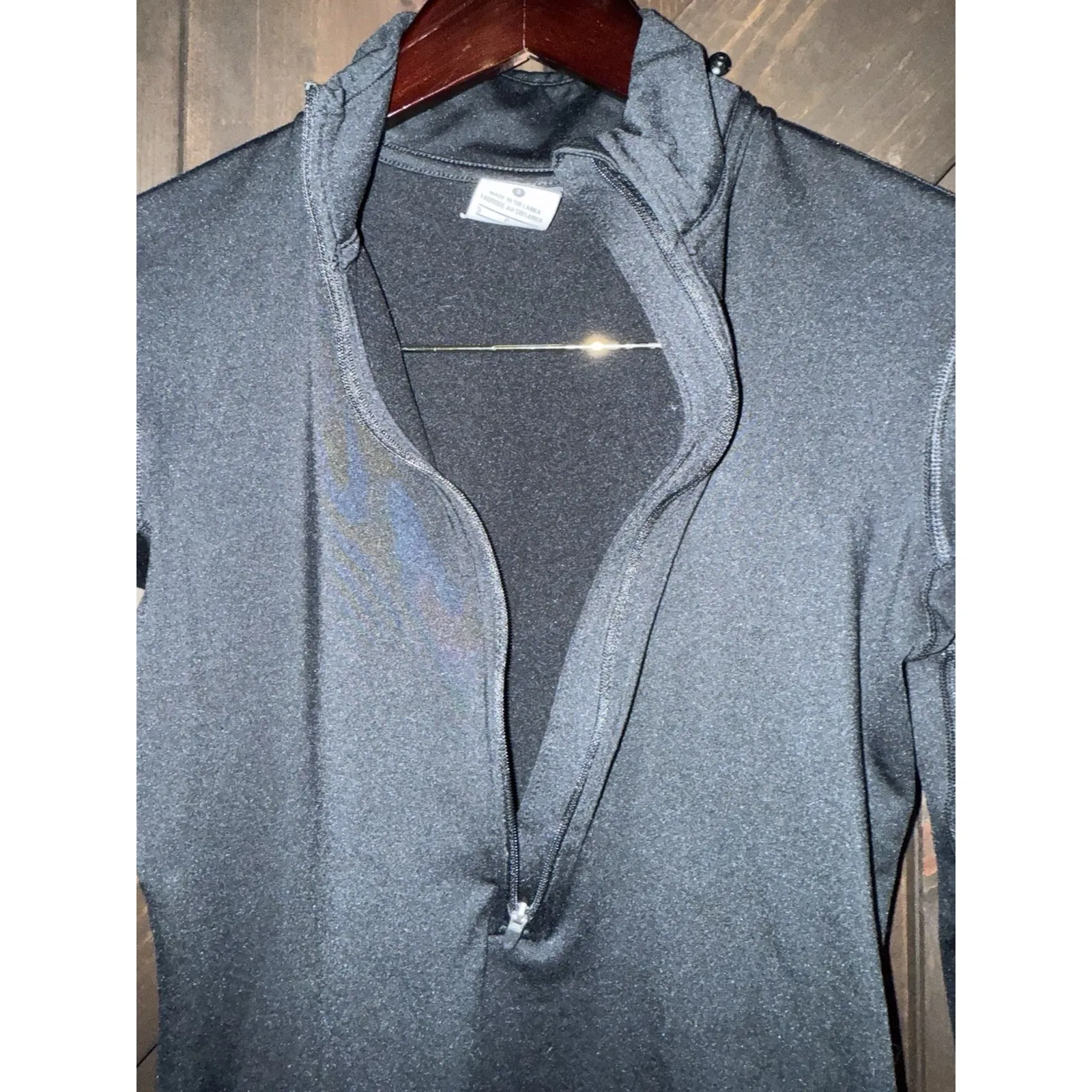 Nike  Pro‎ 1/2 Zip Pullover Running Top Women's Small Black EUC - Image 5