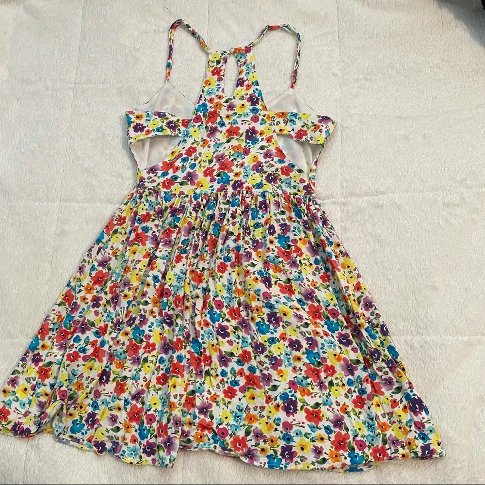 MinkPink White Floral Mini Dress - Image 2