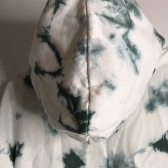 NFL team apparel green tie dye Green Bay packers footballs zip up hoodie jacket - Image 12