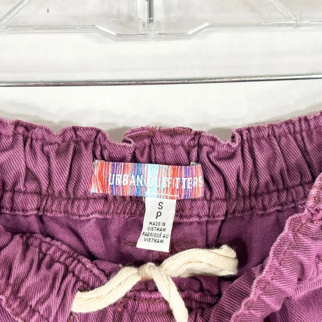 Urban Outfitters Small Petite Jeans Purple High‎ Rise Wide Leg Baggy Grunge 1640 - Image 9