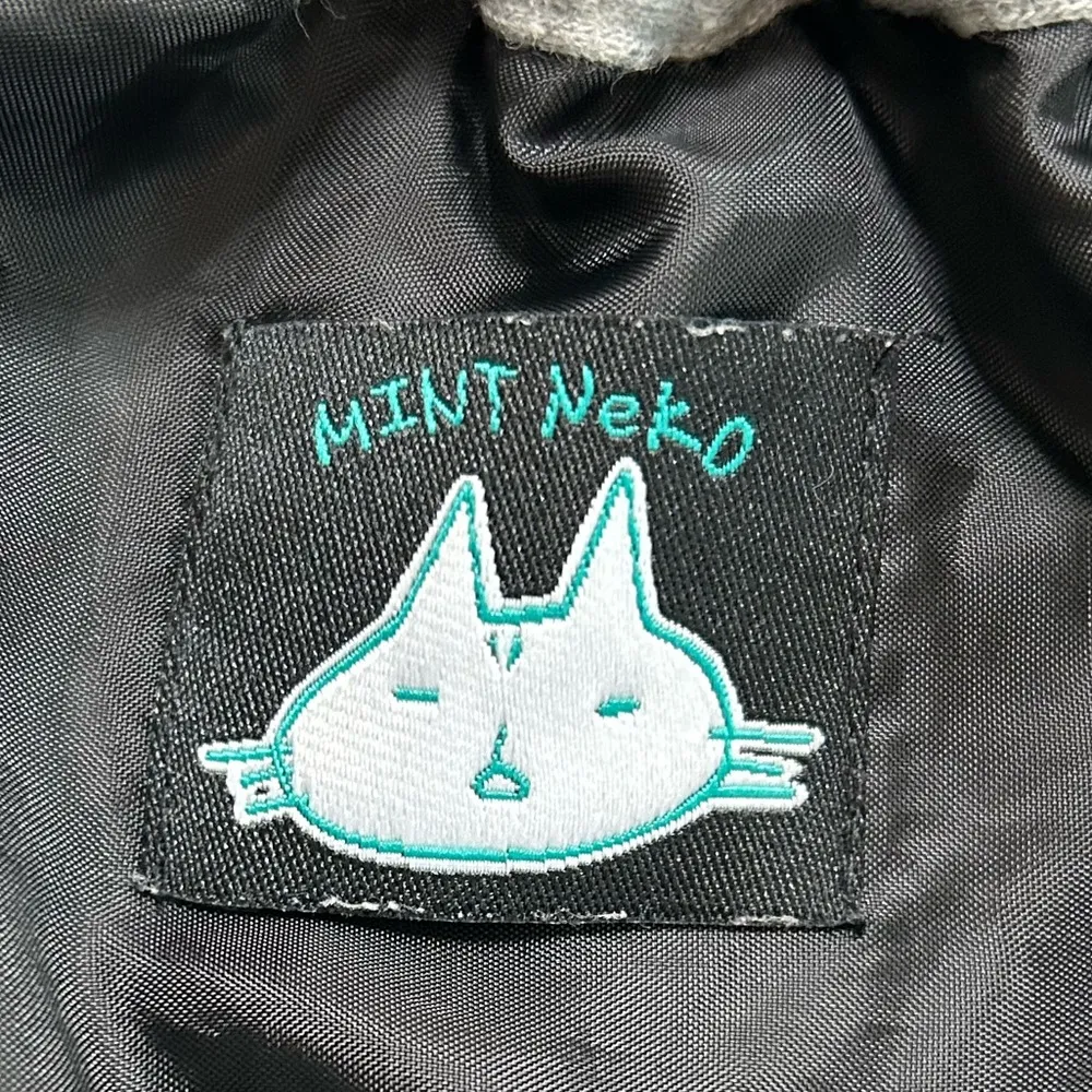 Y2K Harajuku Grey Kitty Skirt by Japanese Fashion Brand MINT NeKO size Small - Image 6
