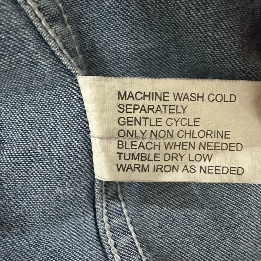 Vintage Nutcracker Shirt Women’s Blue Denim Christmas Button Down Snowman Sz 2 X - Image 7