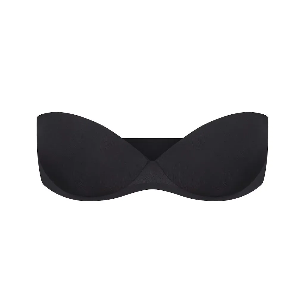 Skims Ultimate Strapless Push Up Bra in Onyx, Size 38D - Image 3