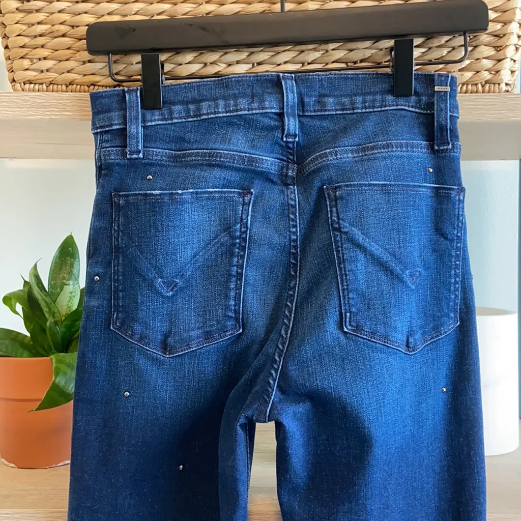 Hudson Barbara Super Skinny Rhinestone Jeans, 27 - Image 8