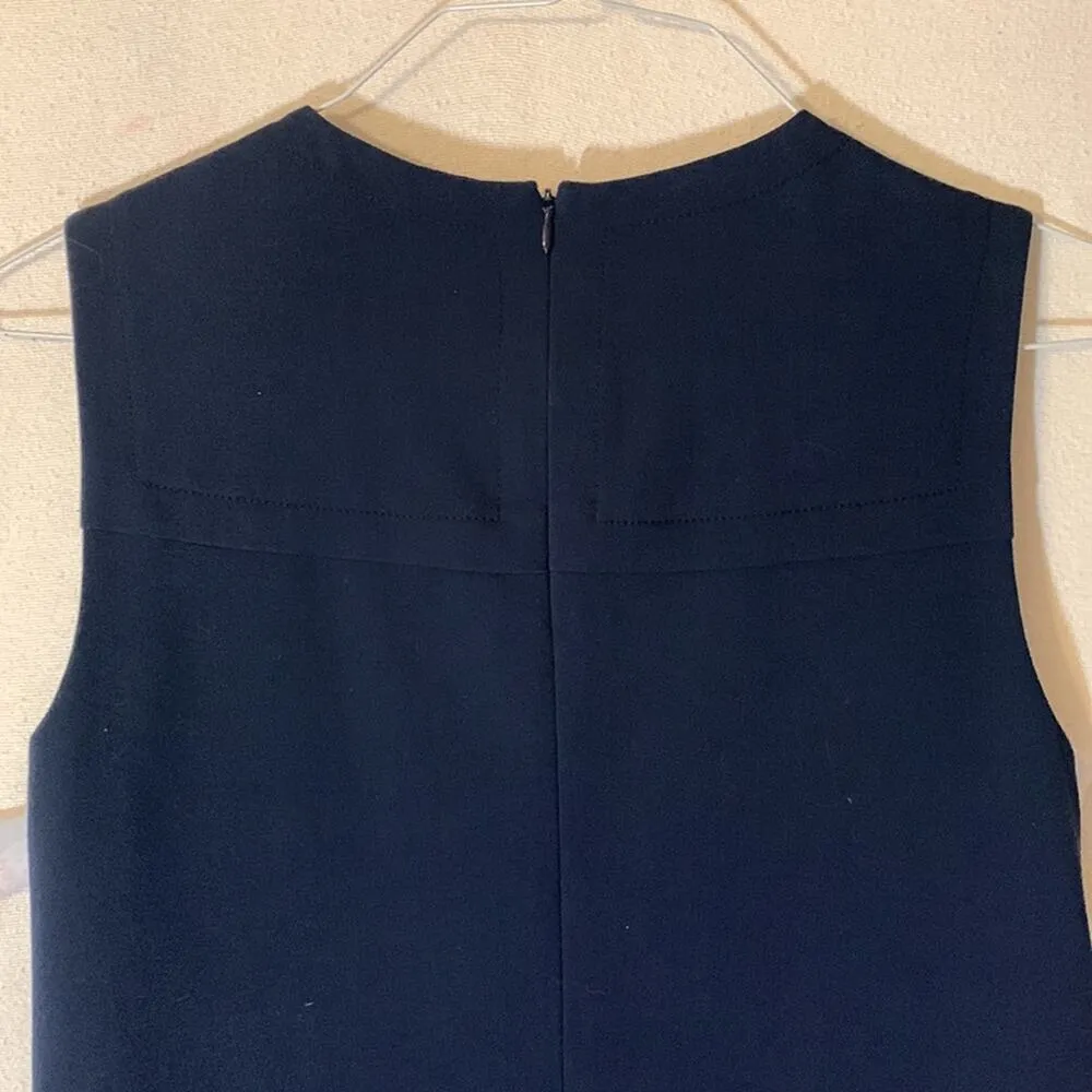 Muse womens 8 medium dress navy business white casual coastal office work Blue - Image 8