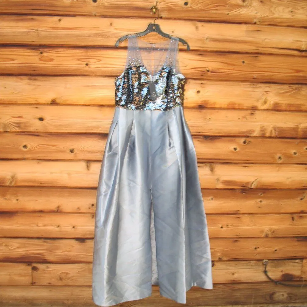 Sachin + Babi Womens Erica High Shine Gown Dress Pockets 10 $995 - Image 7