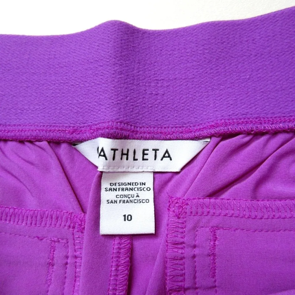 NWT Athleta Vienna Slim in Jazzy Purple Featherweight Stretch Pants 10 - Image 4