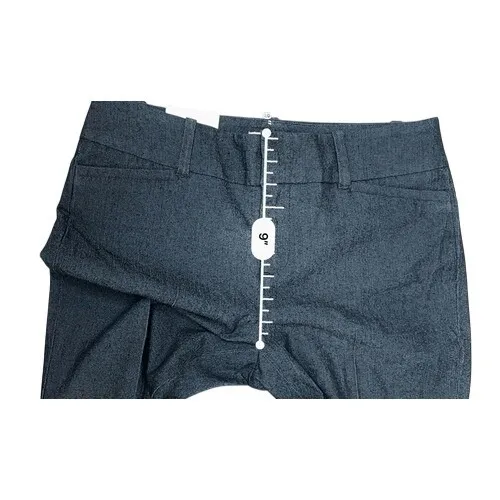 Calvin Klein Lightweight Denim Modern‎ Ankle Pants Indigo Blue 6 Career Designer - Image 7